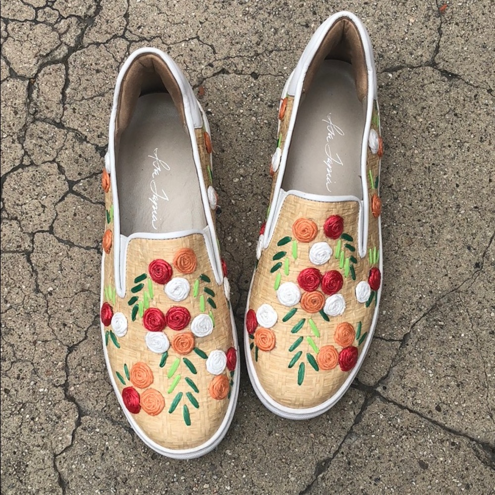 Isa Tapia woven shoes